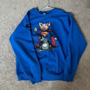 🎄🎅🏼🎥Cast and crew Superman Movie crewneck L